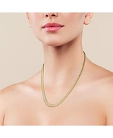 Rachel Zoe Gold Plated 6mm Snake Chain Necklace