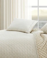 Dkny Pure Border Embroidery Decorative Pillow, 14" x 20"