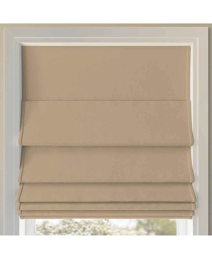 Morin Velvet 100% Blackout Cordless Roman Shade