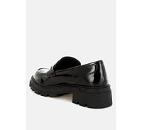 Gleam Stride Chunky Loafers