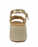 Nina Big Girls Mercy Casual Wedge Sandals