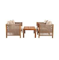 Roya 4 Pc Outdoor Living Set