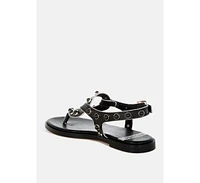 Avens Pearl Rivet Studded Flats