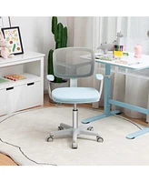 Adjustable Desk Chair with Auto Brake Casters for Kids