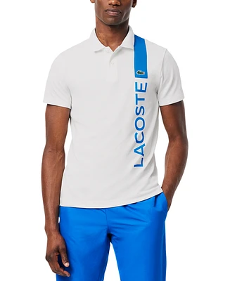 Lacoste Men's Regular-Fit Ultra Dry Moisture-Wicking Logo-Print Polo Shirt