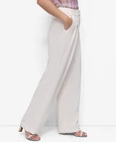 Dkny Petite Aero Crepe Pleated Pants
