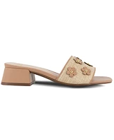 Jones New York Women's Unfloret Block Heel Flat Sandals