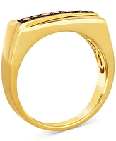 Le Vian Men's Chocolatier Chocolate Diamond Ring (1/3 ct. t.w.) in 14k Yellow Gold