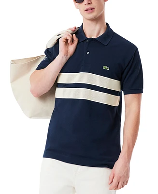 Lacoste Men's Heritage Short Sleeve Tennis Polo Shirt - 166