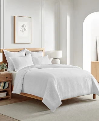 Levtex Reede Textured 3-Pc. Duvet Cover Set, Full/Queen