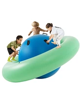 7.5-Ft Inflatable Dome Rocker - 6 Handles, Kids Bouncer