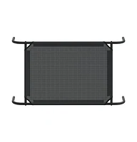 Elevated Dog Bed Black S Textilene