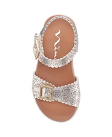 Nina Big Girls Saturn Footbed Sandals