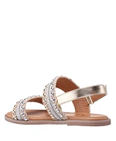 Nina Little Girls Suissa Flat Sandals