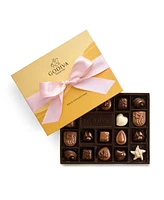 Godiva Gold Ballotin Solid Pink Ribbon
