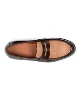 Anthony Veer Men's Mercer Slip On Leather Penny Loafers