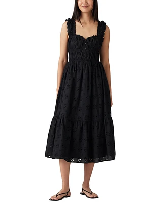 Levi's Women's Cotton Amaya Tiered Maxi Dress