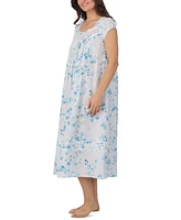 Eileen West Women's Cotton Cap-Sleeve Ballet Nightgown