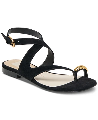 Dolce Vita Women's Earla Gladiator Toe Ring Thong Flat Sandals