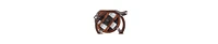 Swivel Bar Stool – Nailhead Trim & Faux Leather Upholstery