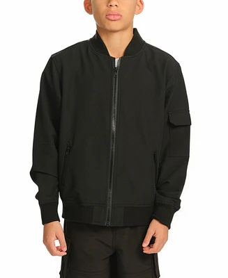 Sovereign Code Little and Big Boys Stretch Varsity Jacket