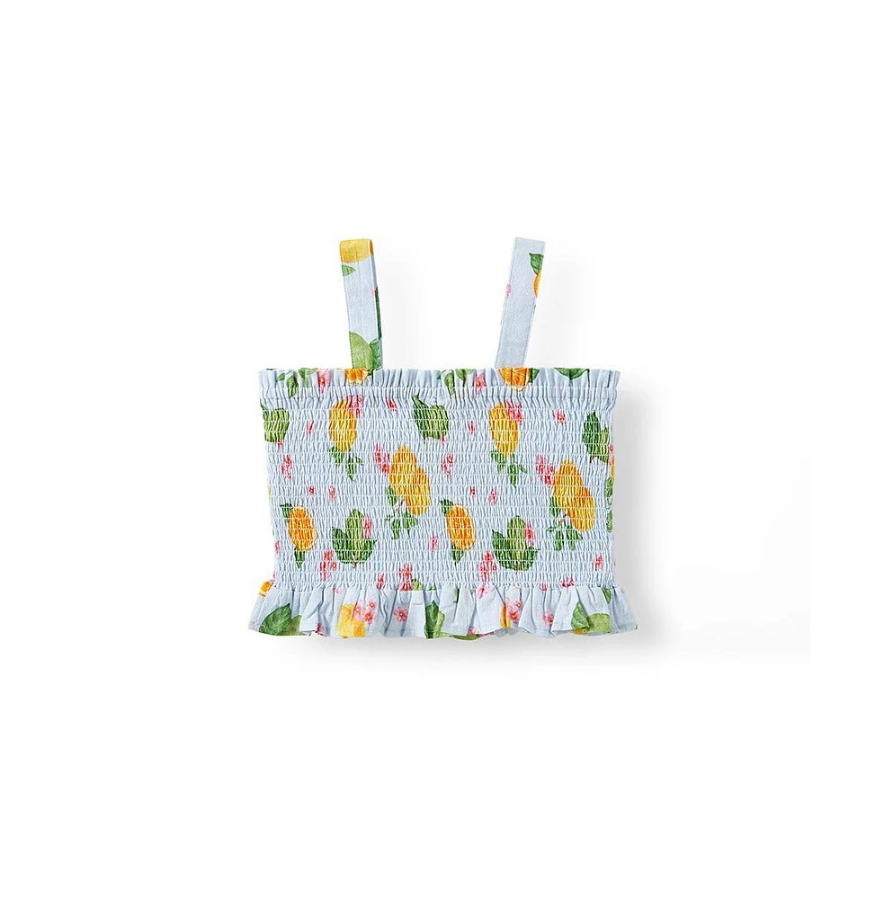 Cotton On Little Girls Scarlette Shirred Top