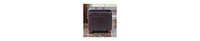 Tufted Leatherette Ottoman – Square Wooden Storage with Lift-Off Lid