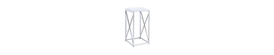 Modern Metal Side Table with Sturdy Construction and Chic Look