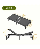 Adjustable Bed Frame,Twin Xl Size - 2 Motor Design, Independent Head and Foot Incline, Zero Gravity, Tv and Head-Tilt Presets, 450 lbs Capacity