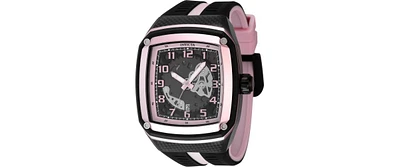 Invicta Men's 48068 Invicta Racing Quartz Multifunction Gunmetal, Pink Dial Watch