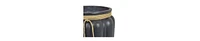 Pumpkin-Shaped Decorative Planter with Textured Rope Accents