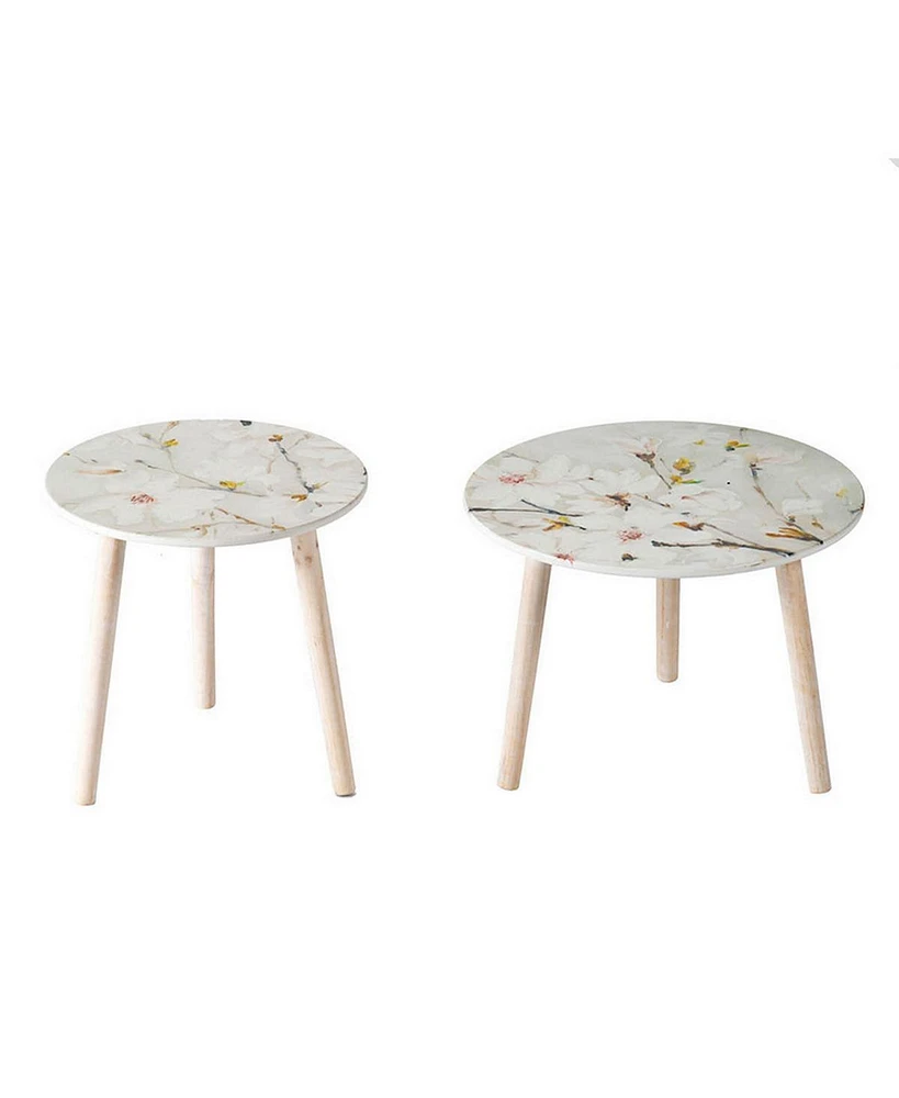 Set of 2 Side Tables for Stylish and Functional Home Decor