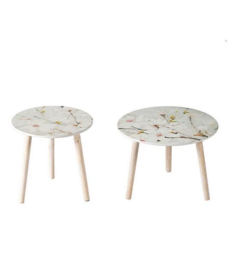 Set of 2 Side Tables for Stylish and Functional Home Decor