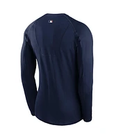 Nike Men's Navy Minnesota Twins Authentic Collection Raglan Long Sleeve T-Shirt