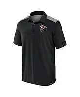 Fanatics Men's Black Atlanta Falcons Long Shot Polo Shirt