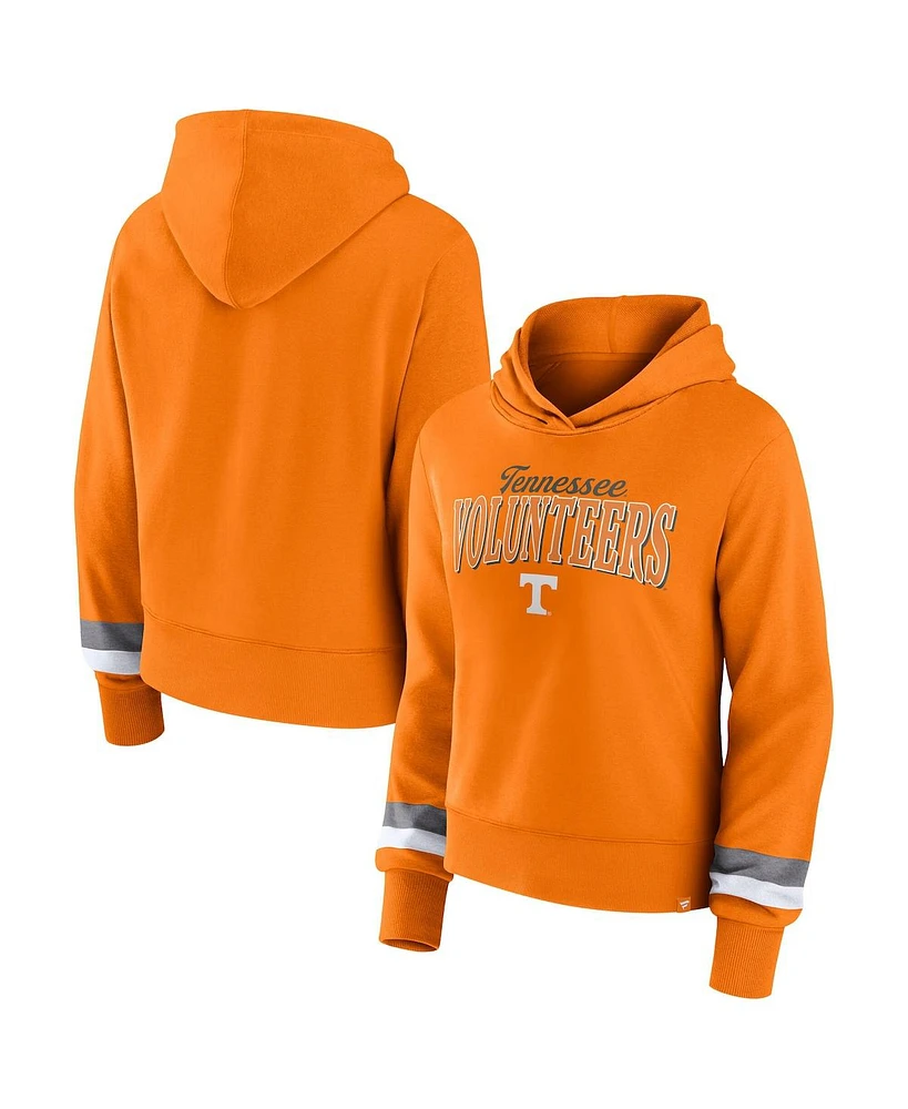 Fanatics Women's Tennessee Orange Tennessee Volunteers Badge Bridge Pullover Hoodie