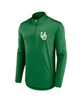 Fanatics Men's Green Oregon Ducks Quarterback Mock Neck Quarter-Zip Top