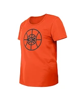 New Era Women's Orange Detroit Pistons 2023/24 City Edition T-Shirt