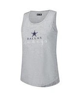 Concepts Sport Women's Gray/Navy Dallas Cowboys Petition Tank Top and Pants Sleep Set