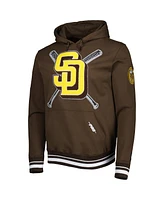 Pro Standard Men's Brown San Diego Padres Mash Up Logo Pullover Hoodie