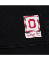 Mitchell & Ness Men's Black Ohio State Buckeyes Lightweight Thermal Pullover Hoodie