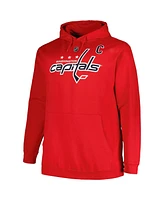 Profile Men's Alexander Ovechkin Red Washington Capitals Big Tall Name Number Pullover Hoodie