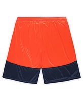 Fanatics Men's Navy/Orange Denver Broncos Big Tall Launch Shorts