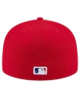 New Era Men's Red Philadelphia Phillies State Stitch 59Fifty Fitted Hat