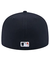 New Era Men's Navy Detroit Tigers State Stitch 59Fifty Fitted Hat