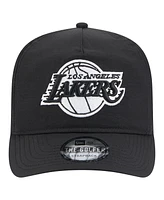 New Era Men's Black Los Angeles Lakers Injection Everyday Golfer Adjustable Hat