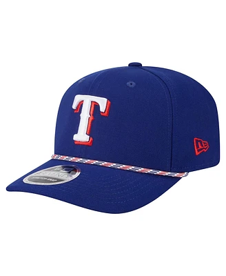 New Era Men's Royal Texas Rangers Multi-Rope 9Seventy Stretch-Snap Hat