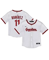 Nike Toddler Jose Ramirez White Cleveland Guardians Home Replica 2.0 Player Jersey