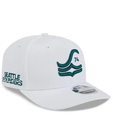 New Era Men's White Seattle Sounders Fc 2025 Jersey Hook 9SEVENTY Stretch-Snap Hat