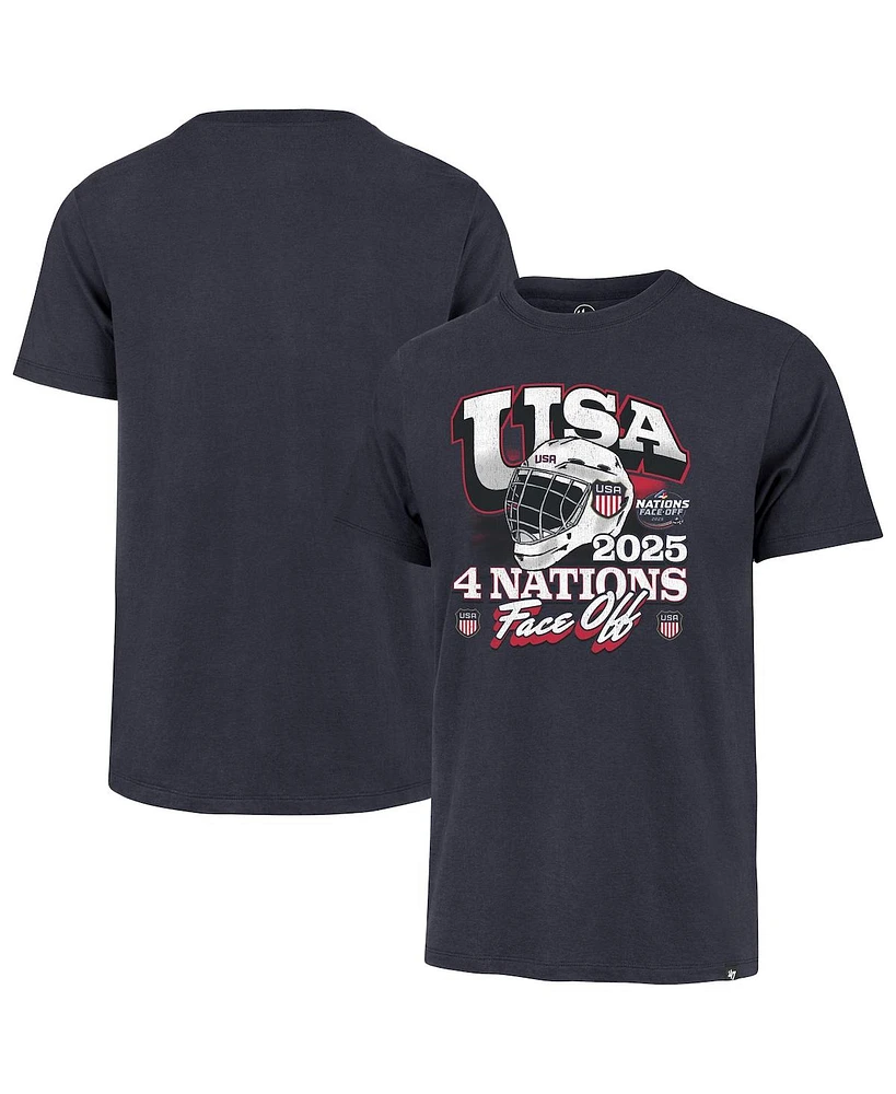 '47 Brand Men's Navy Usa 2025 4 Nations Face-Off Premier Franklin T-Shirt